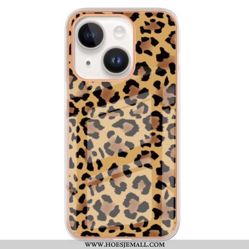 Hoesje voor iPhone 15 Plus Luipaard