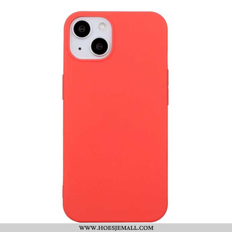 Hoesje voor iPhone 15 Plus Matte Siliconen