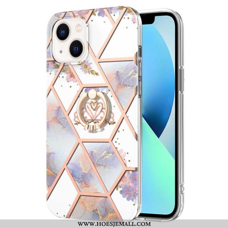 Telefoonhoesje voor iPhone 15 Plus Bloemenringhouder