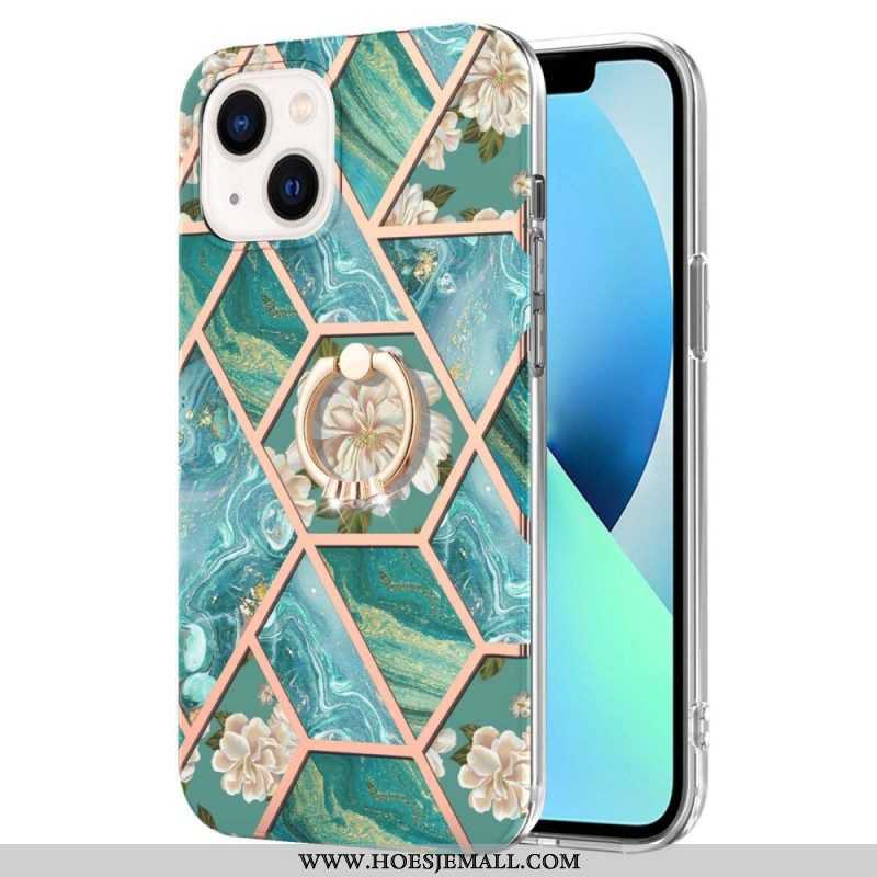 Telefoonhoesje voor iPhone 15 Plus Bloemenringhouder