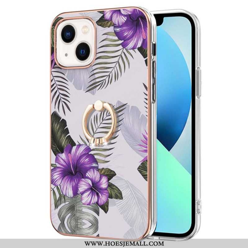 Telefoonhoesje voor iPhone 15 Plus Bloemenringhouder