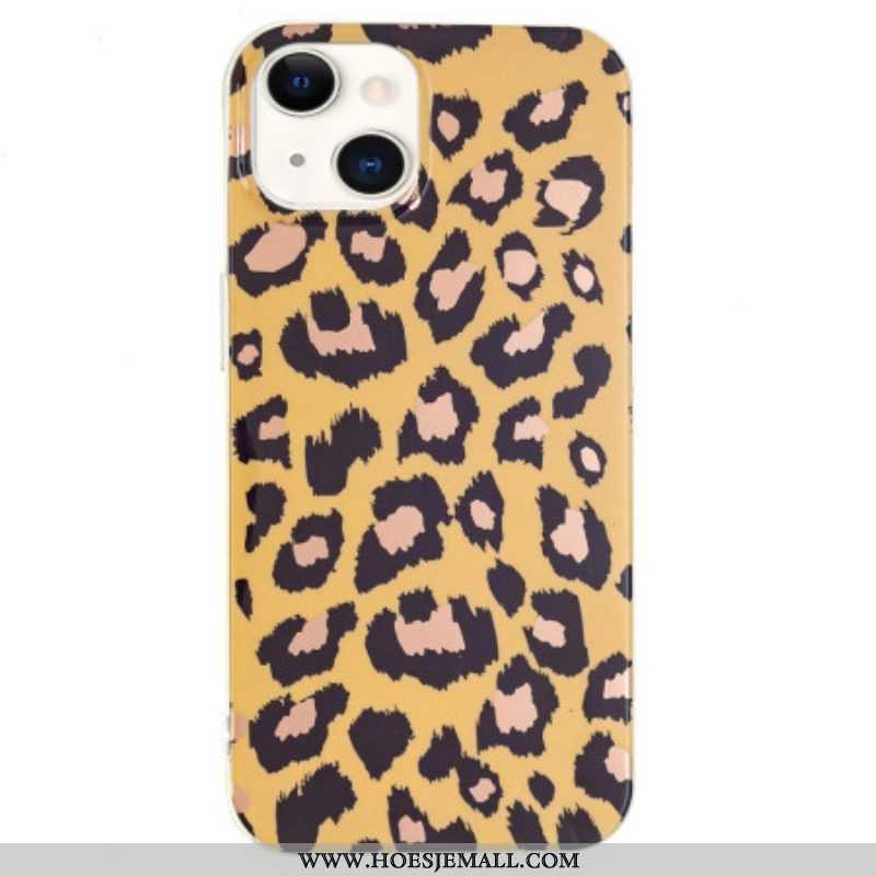 Hoesje voor iPhone 15 Plus Luipaard