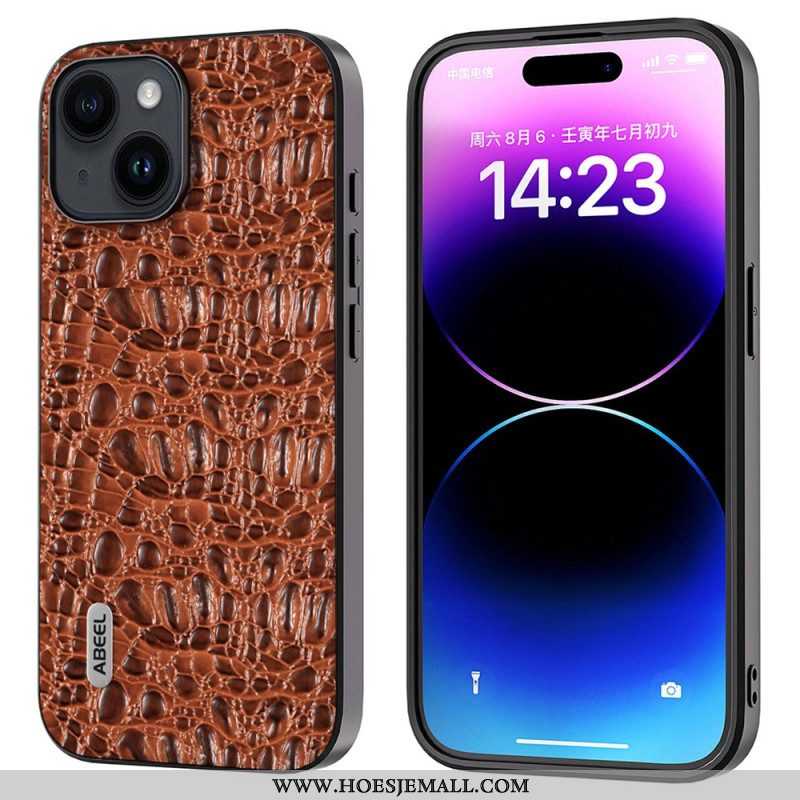 Hoesje voor iPhone 15 Plus Abeel Met Structuur