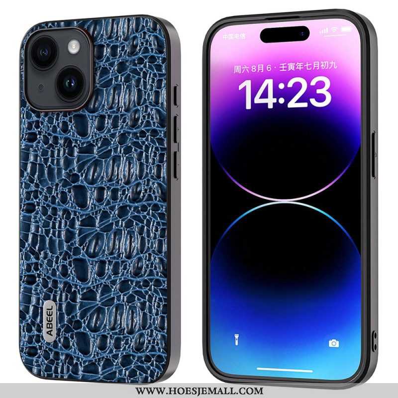 Hoesje voor iPhone 15 Plus Abeel Met Structuur