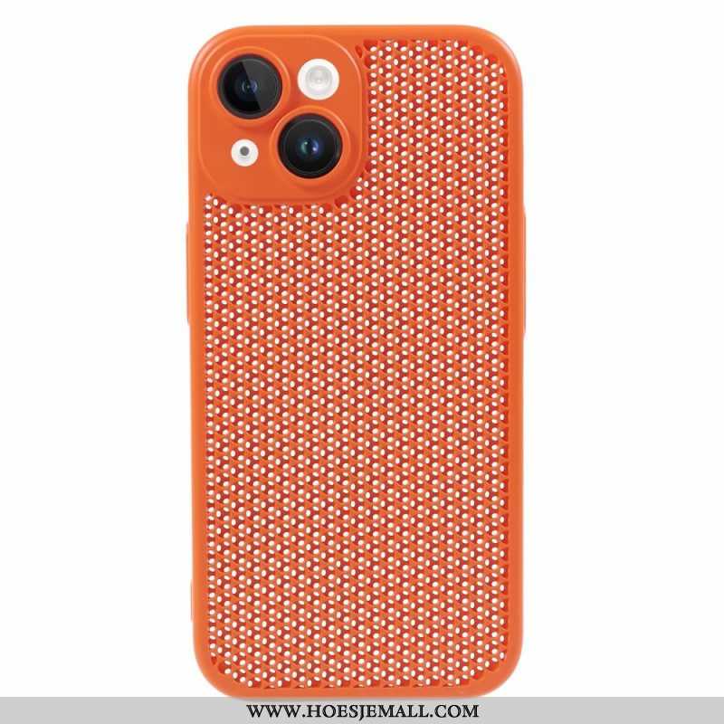 Telefoonhoesje voor iPhone 15 Plus Honingraat Met Camerabeschermer