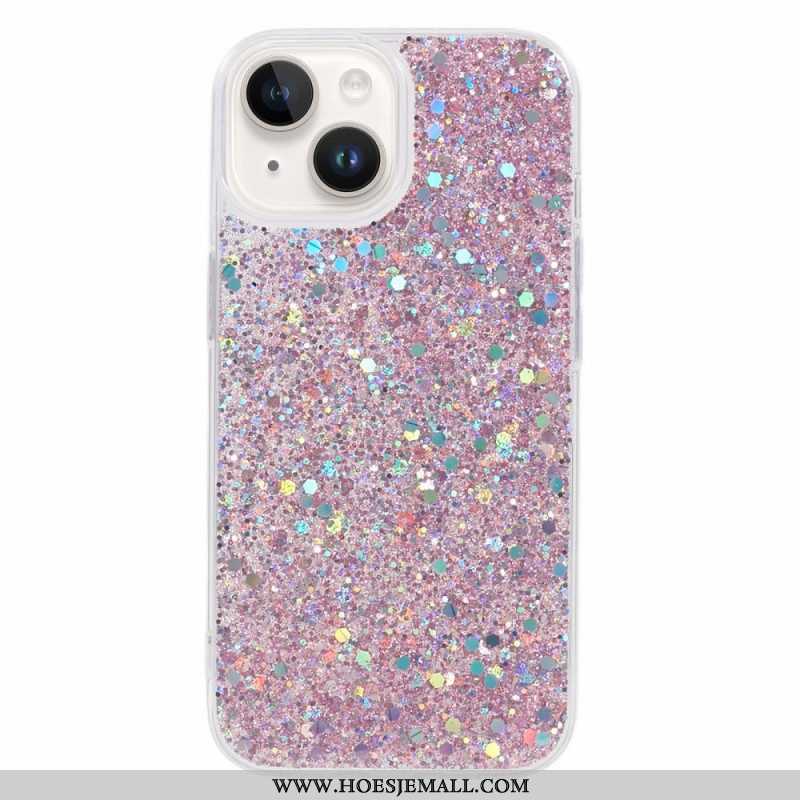 Hoesje voor iPhone 15 Plus Glitters