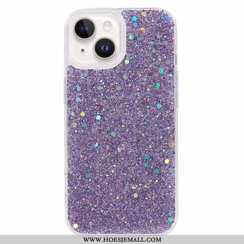 Hoesje voor iPhone 15 Plus Glitters