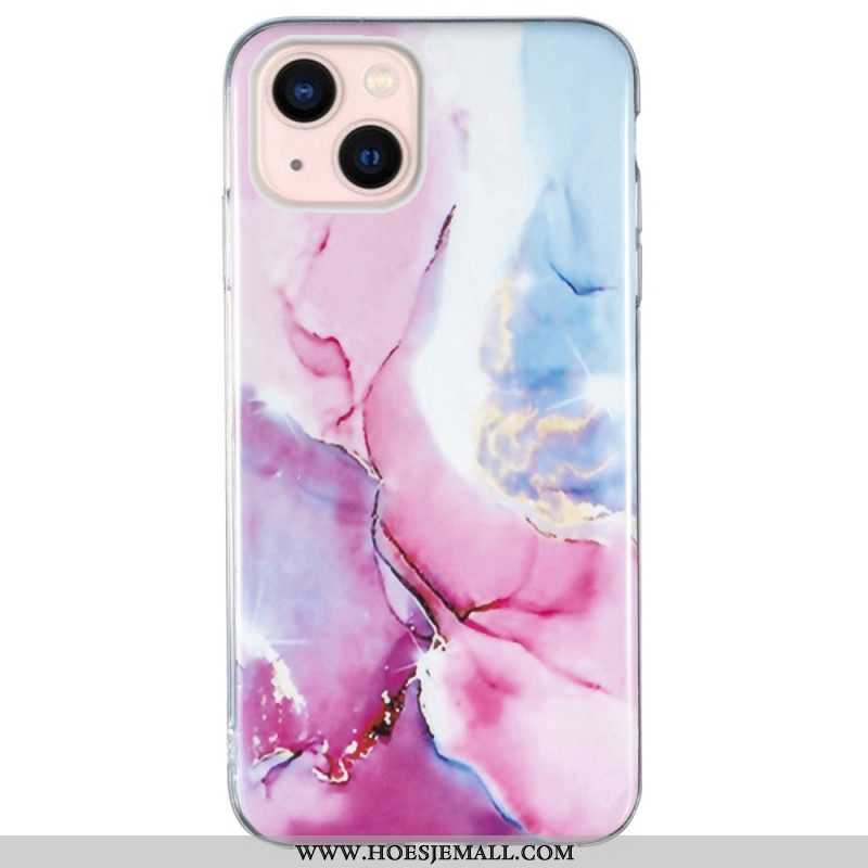 Hoesje voor iPhone 15 Plus Marmer