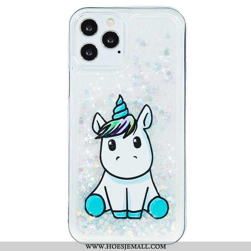 Hoesje voor iPhone 15 Pro Max Eenhoornglitter