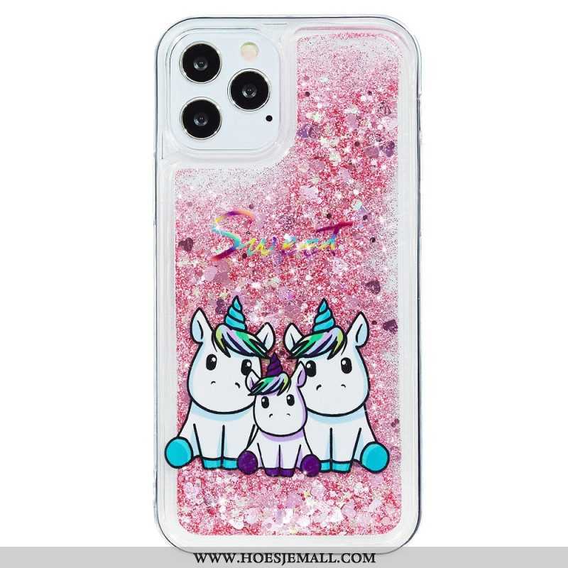 Hoesje voor iPhone 15 Pro Max Eenhoornglitter