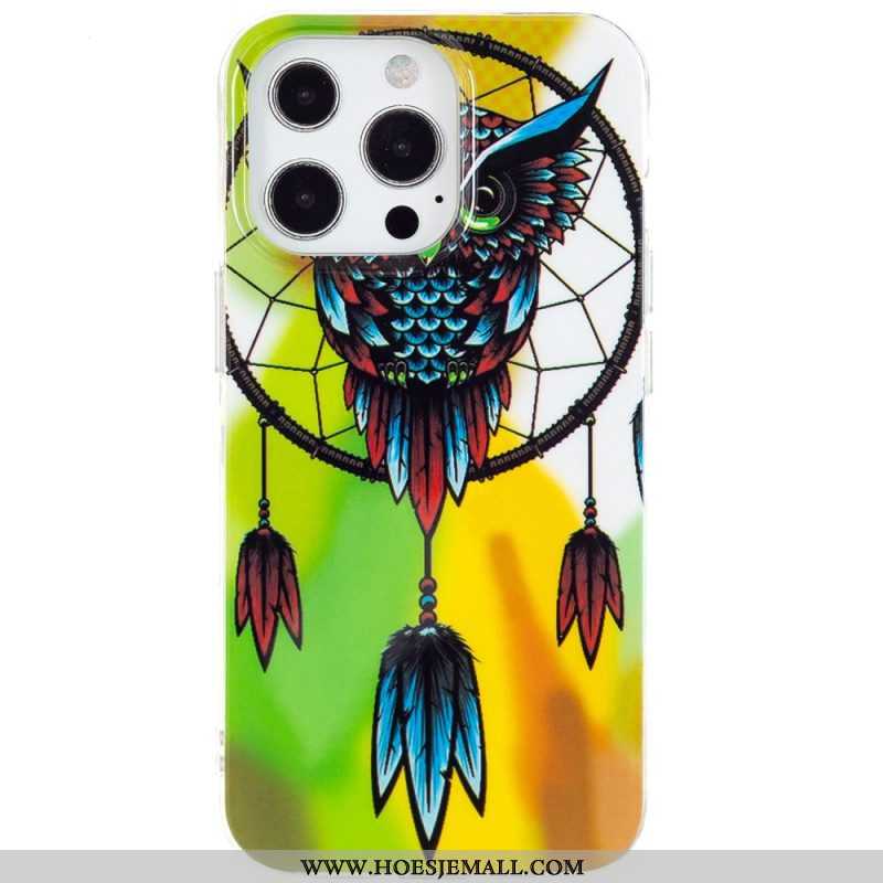 Hoesje voor iPhone 15 Pro Max Fluorescerende Dromenvanger