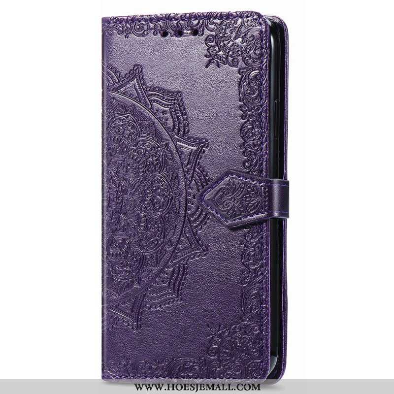 Folio-hoesje voor iPhone 15 Pro Barokmandala