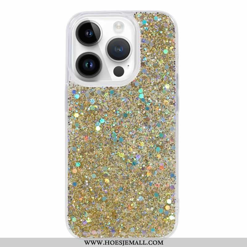 Hoesje voor iPhone 15 Pro Gewoon Glitteren