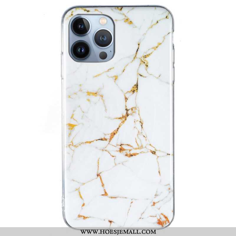 Hoesje voor iPhone 15 Pro Intens Marmer