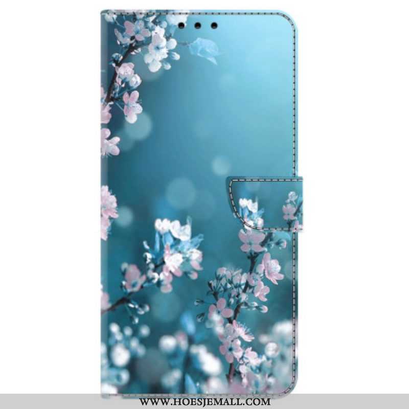 Folio-hoesje voor iPhone 15 Pro Pruimenbloesems