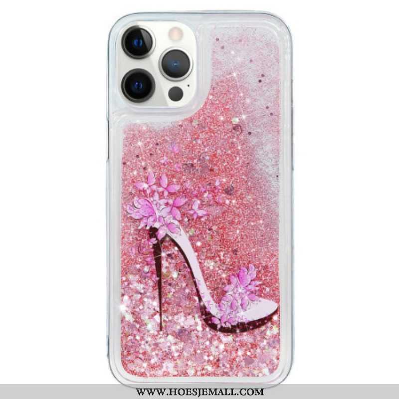 Hoesje voor iPhone 15 Pro Paillettenpomp