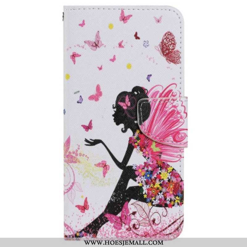 Folio-hoesje voor iPhone 15 Met Ketting Fee Met Riem