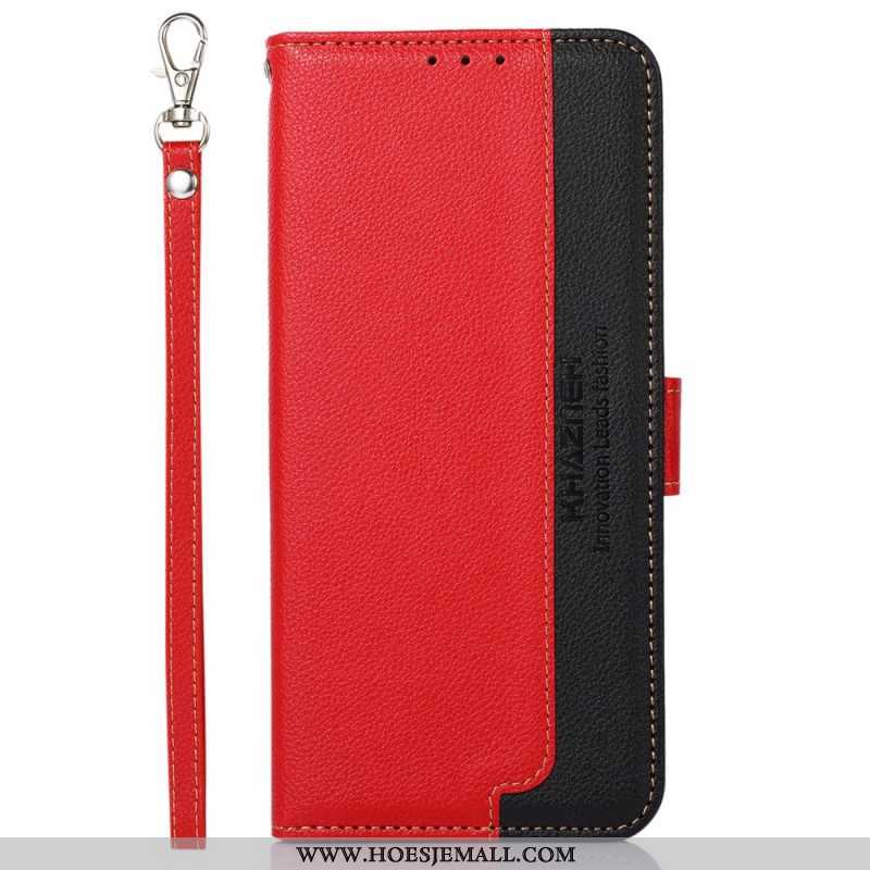 Flip Case voor iPhone 15 Rfid Khazneh