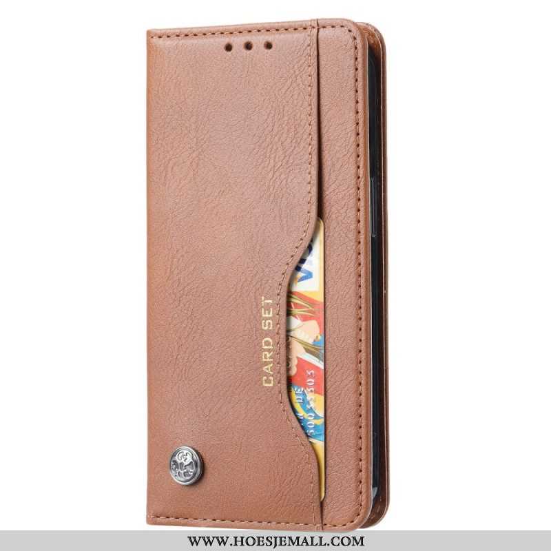 Bescherming Hoesje voor iPhone 15 Folio-hoesje Kaartenset