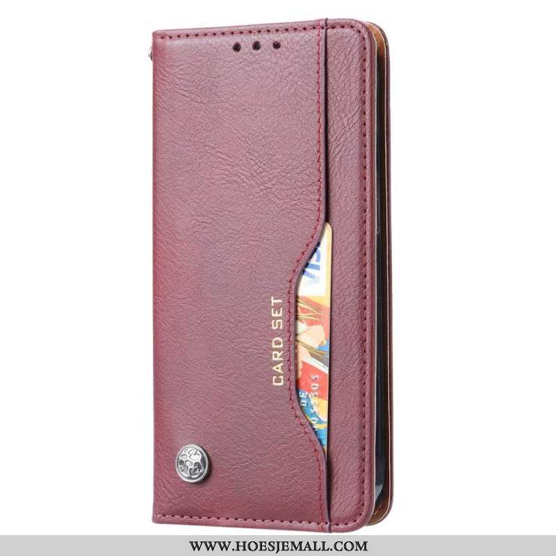 Bescherming Hoesje voor iPhone 15 Folio-hoesje Kaartenset