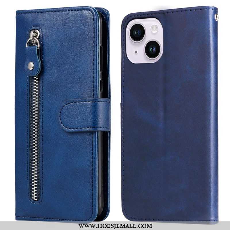 Folio-hoesje voor iPhone 15 Portemonnee