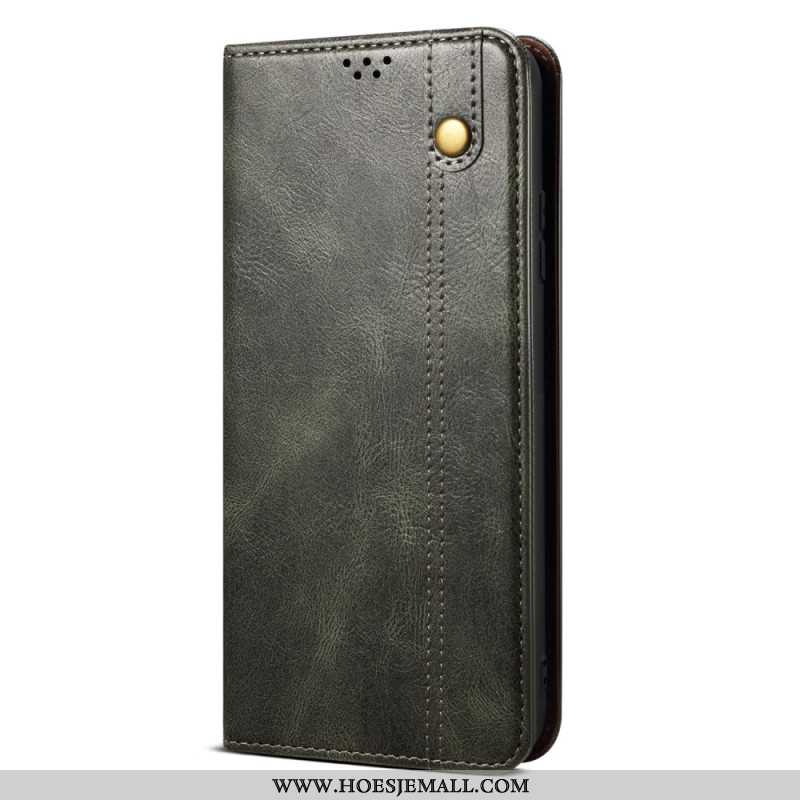 Hoesje Case Huawei Nova 12 Se Telefoonhoesje Gewaxt Imitatieleer