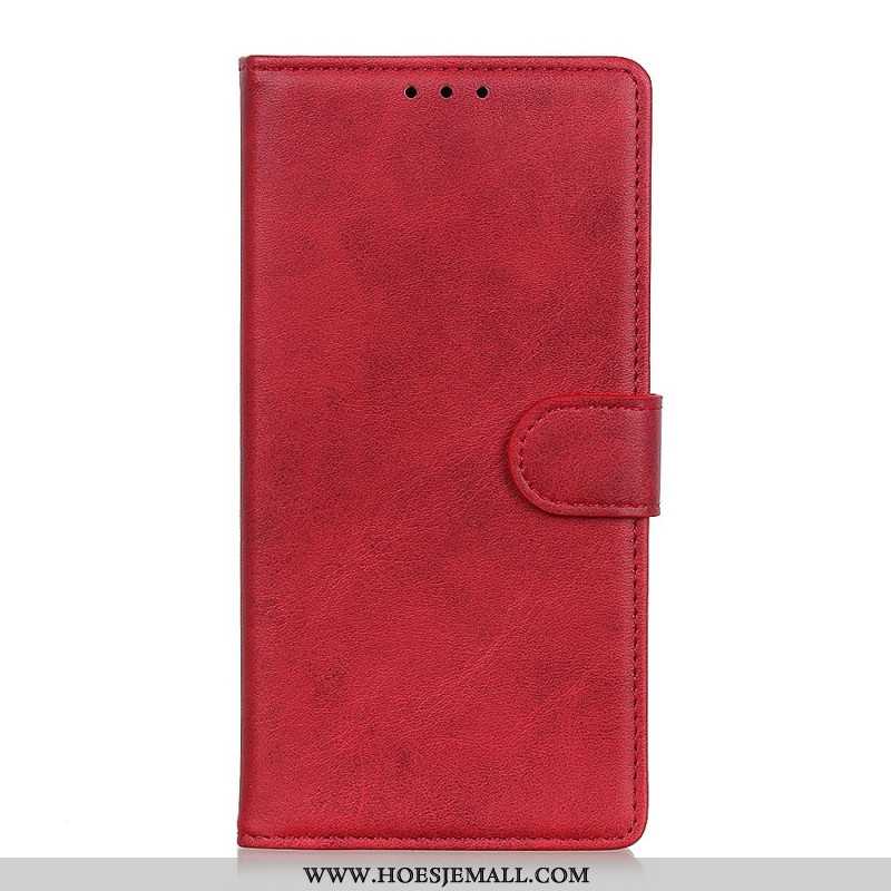 Flip Case Leren Huawei Nova 12s Mat Kunstleer