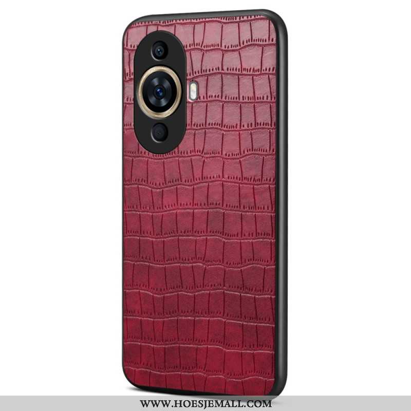 Hoesje Huawei Nova 12s Krokodileffect Bescherming Hoesje