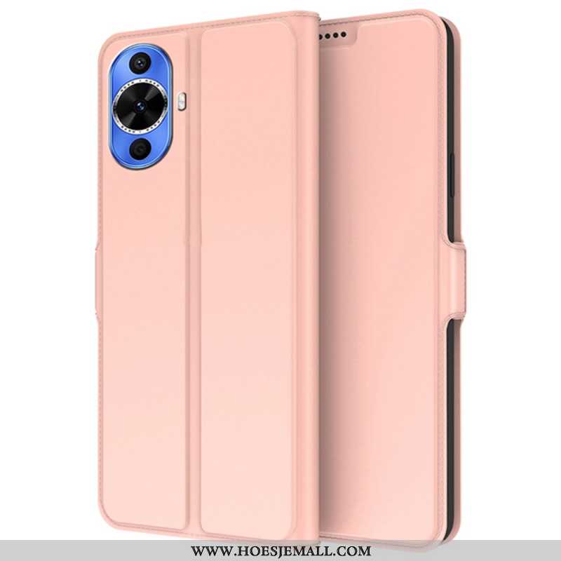 Flip Case Leren Huawei Nova 12s Ultrafijn