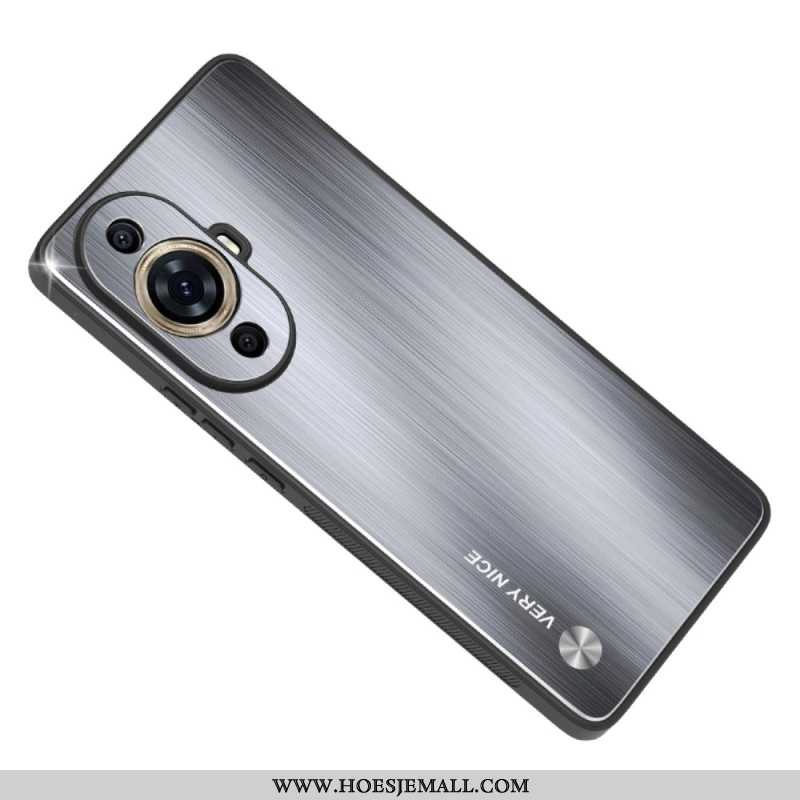 Case Hoesje Huawei Nova 12s Telefoonhoesje Metaaleffect