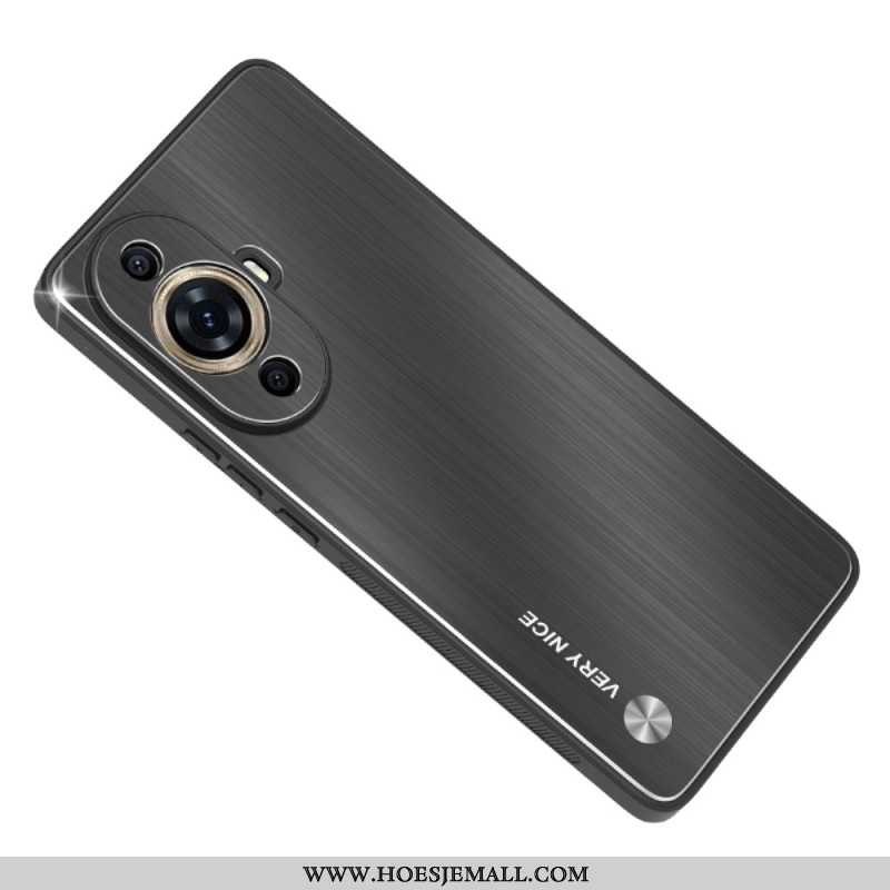 Case Hoesje Huawei Nova 12s Telefoonhoesje Metaaleffect