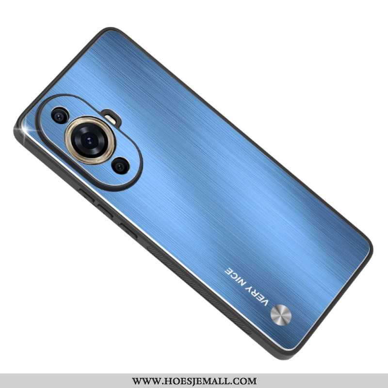 Case Hoesje Huawei Nova 12s Telefoonhoesje Metaaleffect