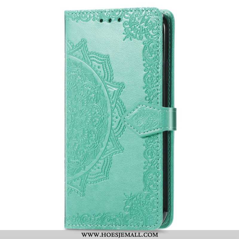 Leren Hoesje Huawei Pura 70 Barok Mandala Met Riempje