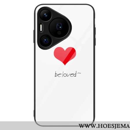 Hoesje Huawei Pura 70 Be Loved Gehard Glas Bescherming Hoesje