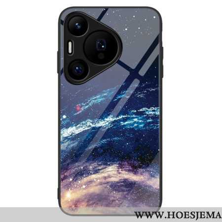 Hoesje Voor Huawei Pura 70 Melkweg Van Gehard Glas