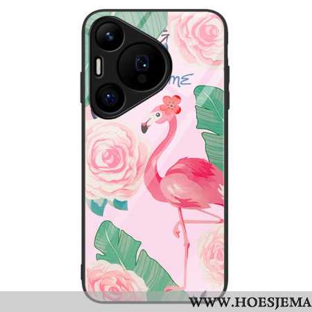 Hoesje Voor Huawei Pura 70 Vogel Van Gehard Glas