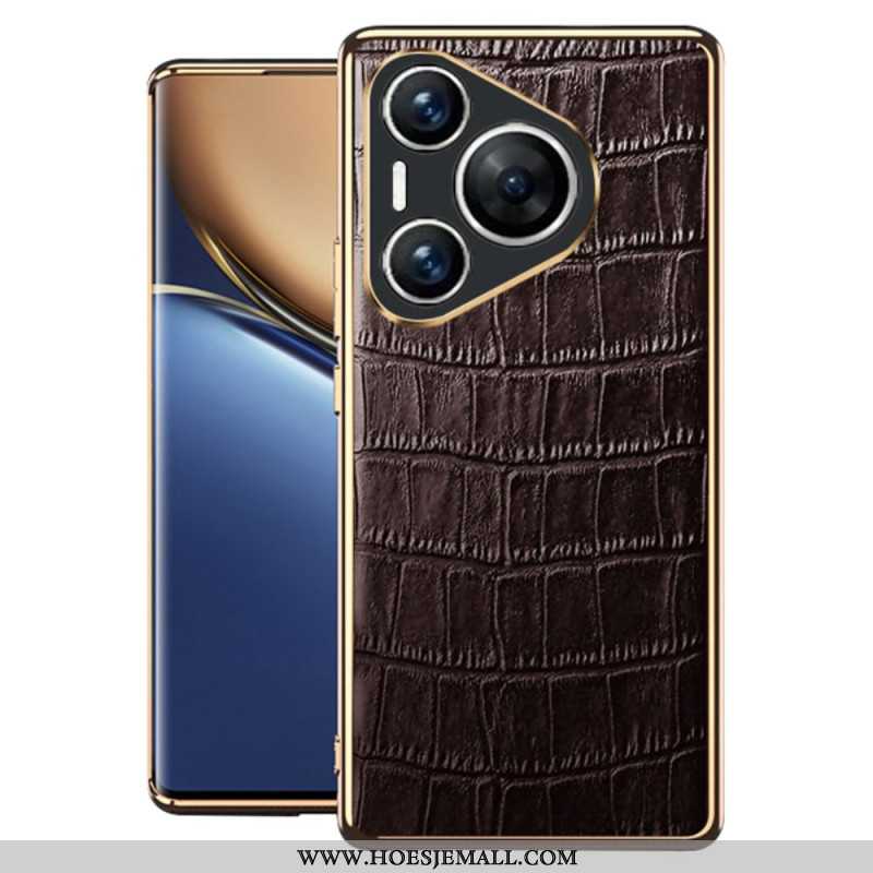 Cover Hoesje Huawei Pura 70 Pro Telefoonhoesje Krokodilstijl