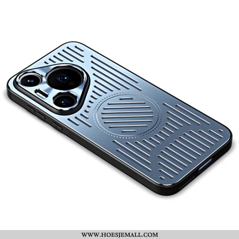 Case Hoesje Huawei Pura 70 Pro Telefoonhoesje Magnetisch Metaaleffect