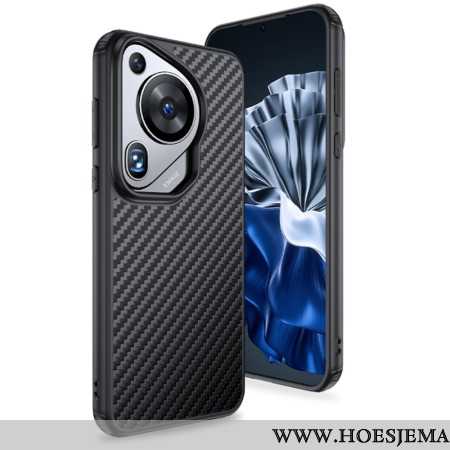 Cover Hoesje Huawei Pura 70 Ultra Telefoonhoesje Koolstofvezel Magsafe-compatibel