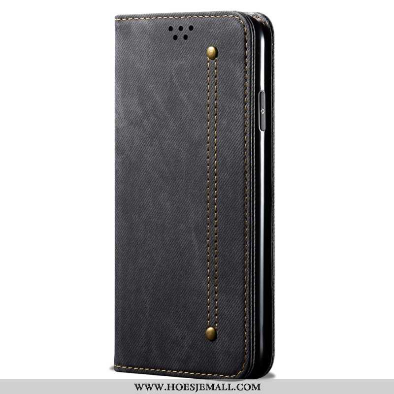 Folio-hoesje Oneplus 12 5g Jeansstof