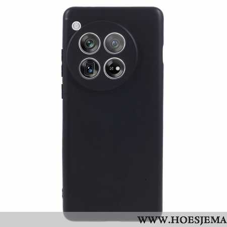 Case Hoesje Oneplus 12 5g Telefoonhoesje Zwart Siliconen