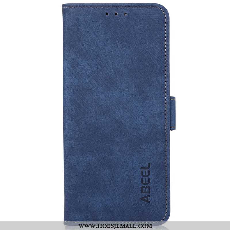 Leren Hoesje Oneplus 12 5g Retro Abeel Bescherming Hoesje