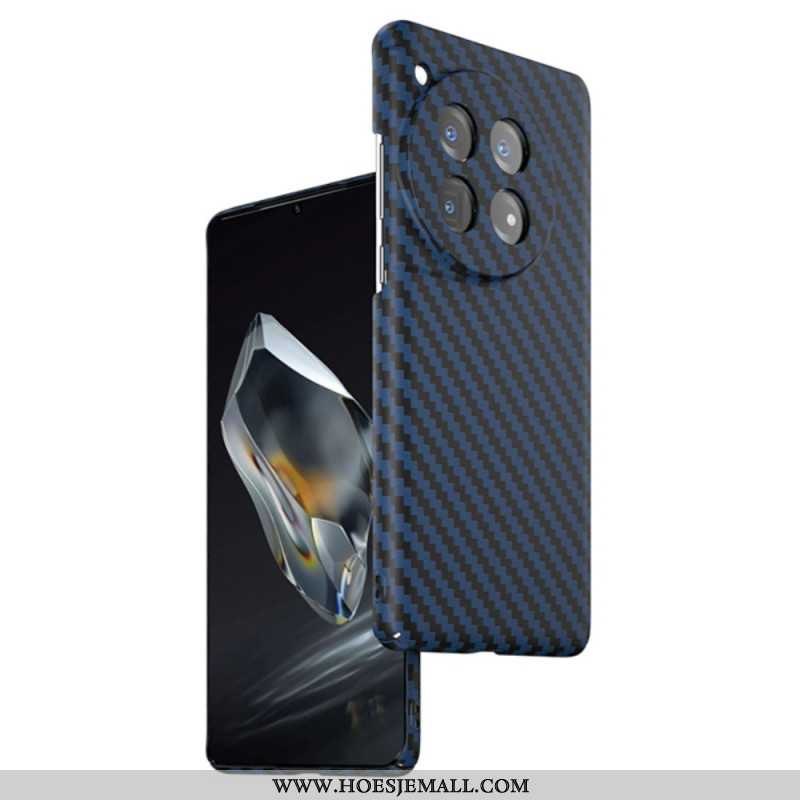 Cover Hoesje Oneplus 12r Telefoonhoesje Koolstofvezelontwerp