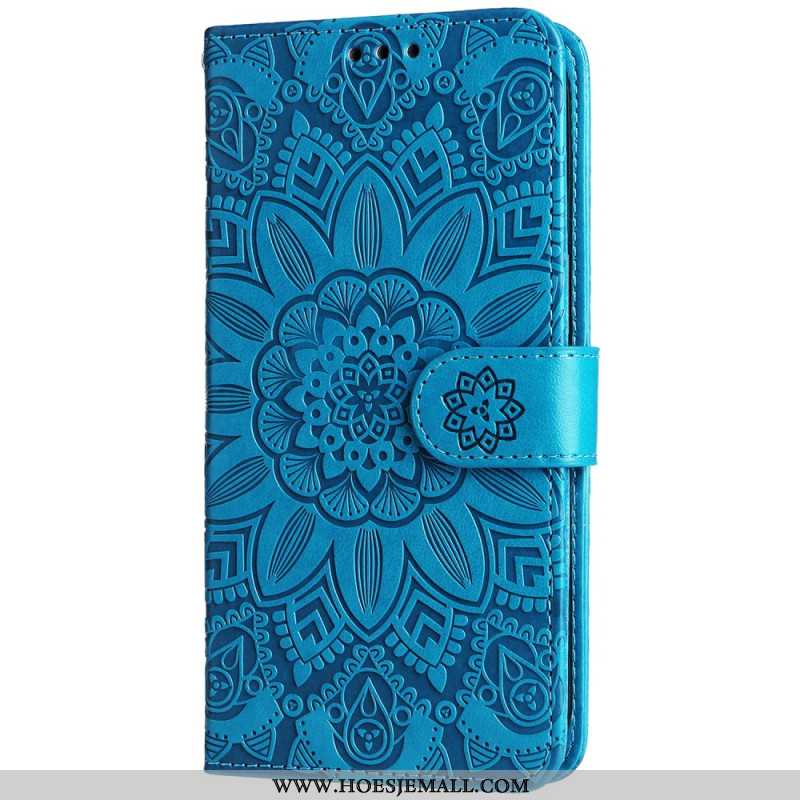 Folio-hoesje Oneplus 12r Prachtige Mandala Met Riem