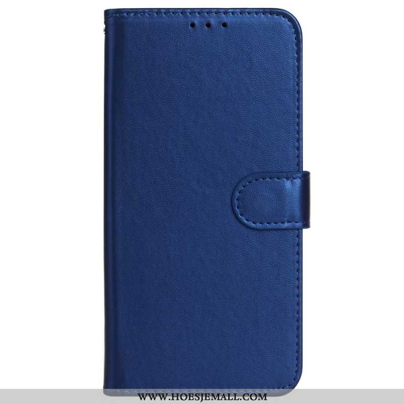 Leren Hoesje Oppo A98 5g Ledereffect Met Riem Bescherming Hoesje