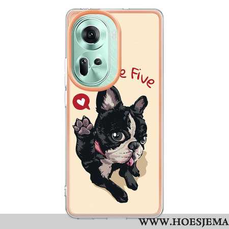 Hoesje Oppo Reno 11 5g Hond Geef Me Vijf