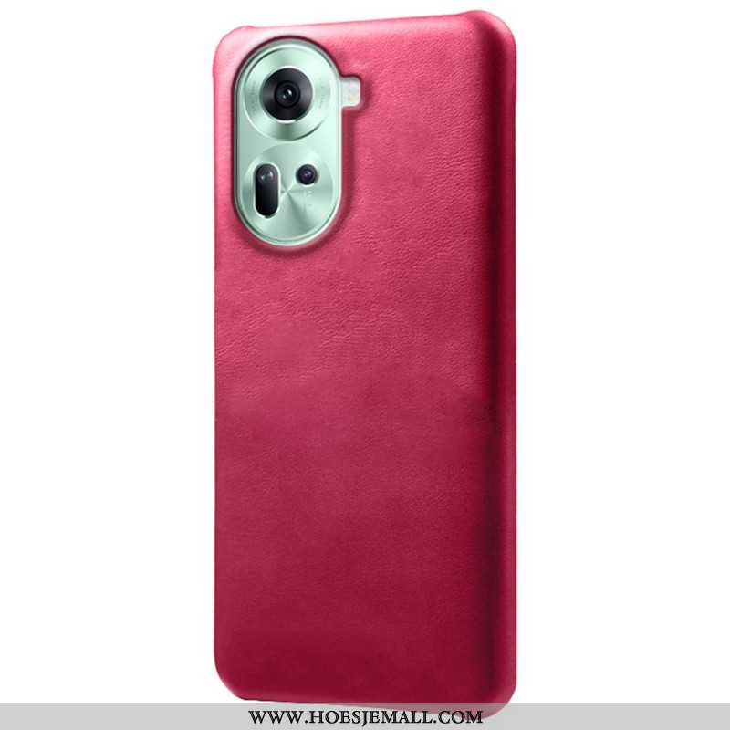 Hoesje Oppo Reno 11 5g Ledereffect