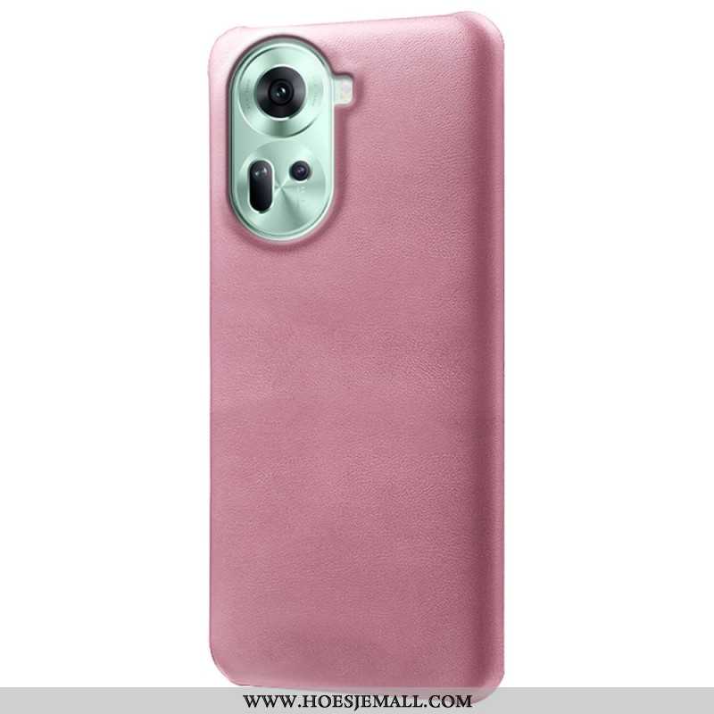 Hoesje Oppo Reno 11 5g Ledereffect