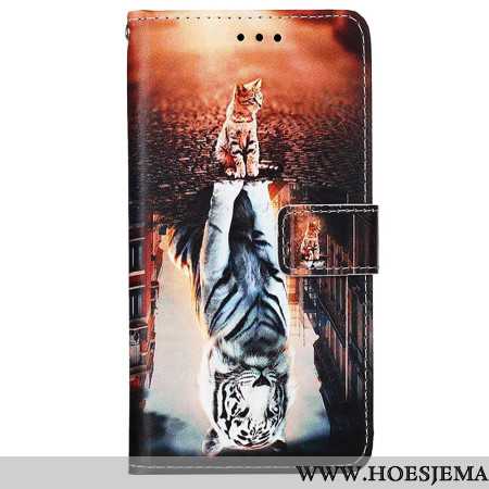 Flip Case Leren Oppo Reno 11 5g Kittendroom