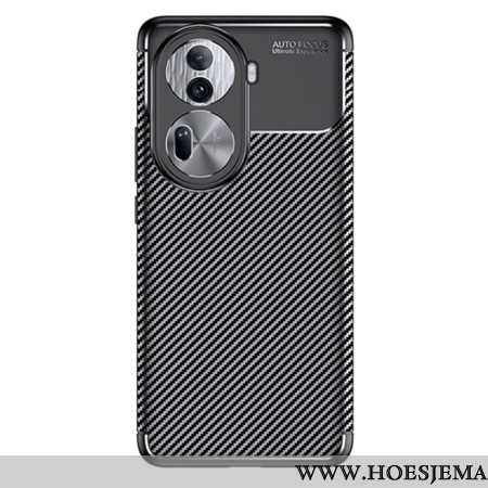 Case Hoesje Oppo Reno 11 5g Telefoonhoesje Flexibele Koolstofvezel